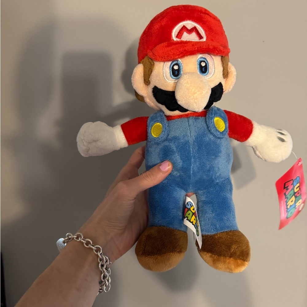 Super Mario Plush Toy - Red, Blue, Brown